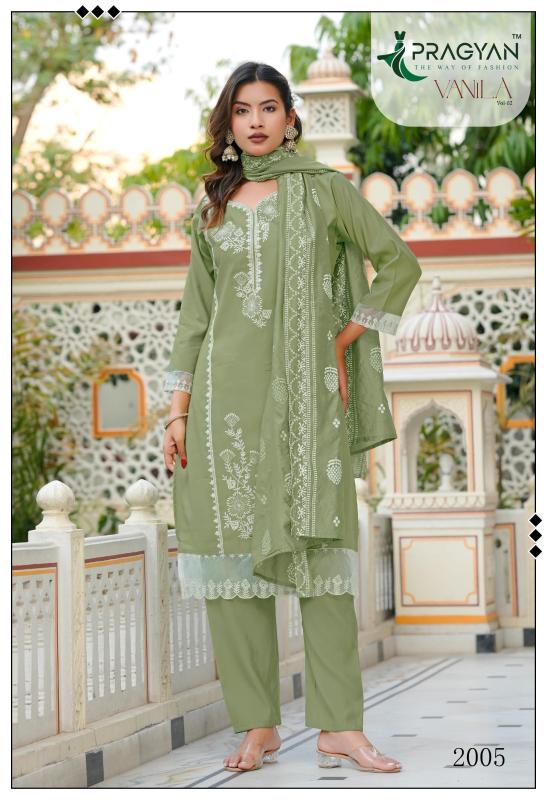 Pragyan vanila 2 wholesale material for kurtis